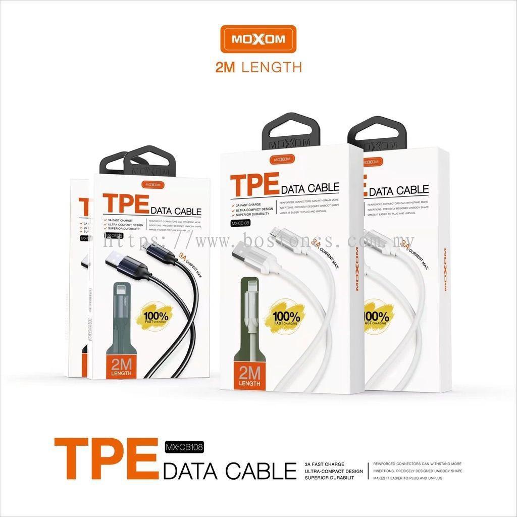 MOXOM 2M TPE Data Cable – MX-CB108
