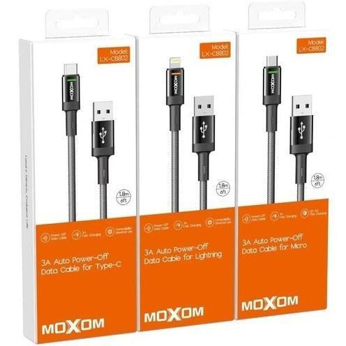 MOXOM 3A Auto Power-Off Data Cable – LX-CB802