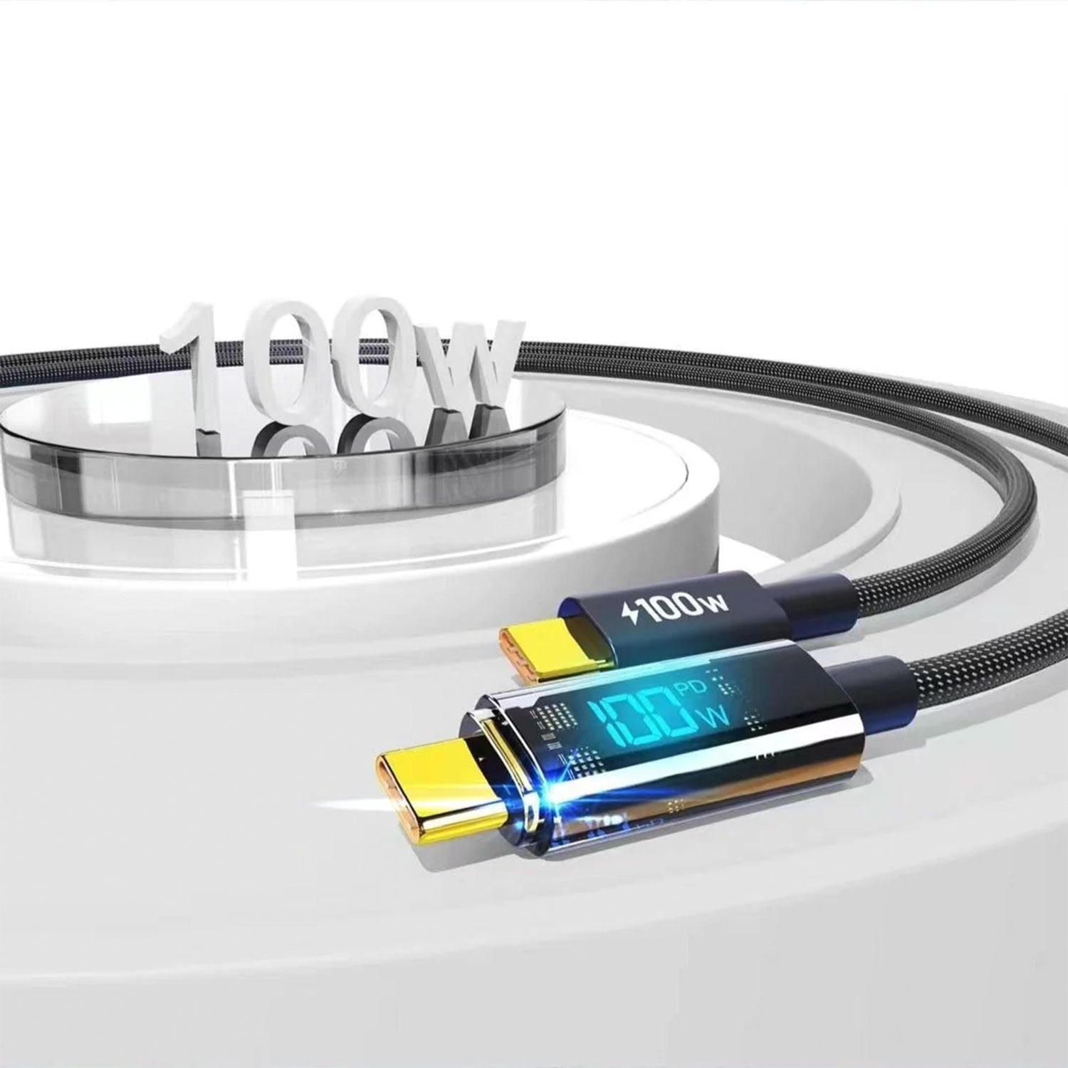 MOXOM 5A 100W LCD Display Data Cable for Type-C – LX-CB827