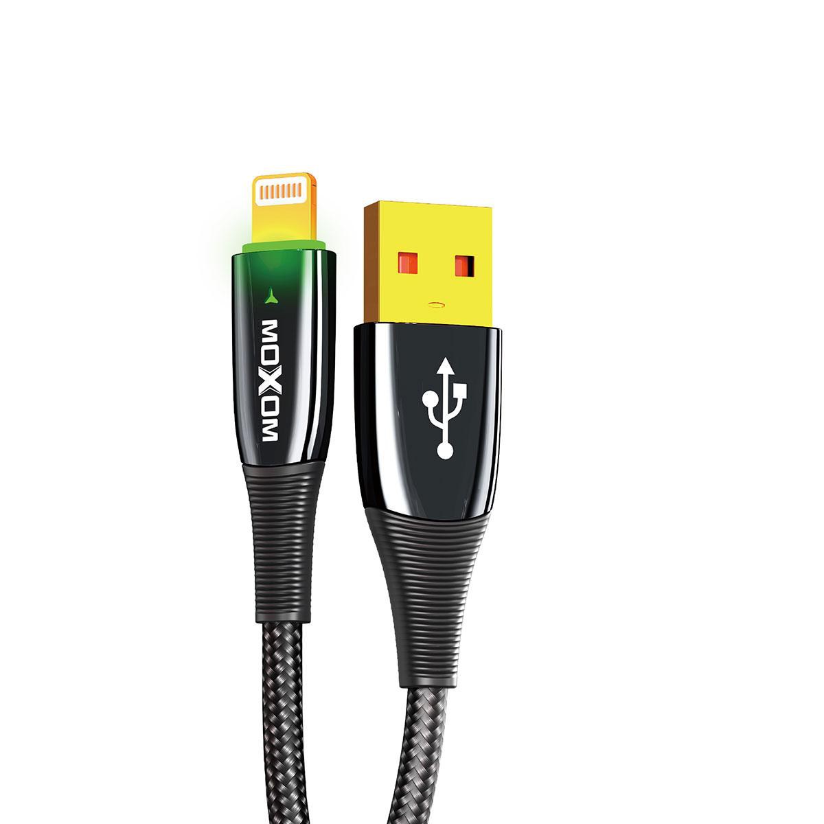 MOXOM 3A Auto Power-Off Data Cable for Lightning – LX-CB820