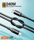 MOXOM Elite PD Type-C to Type-C Data Cable – MX-CB158