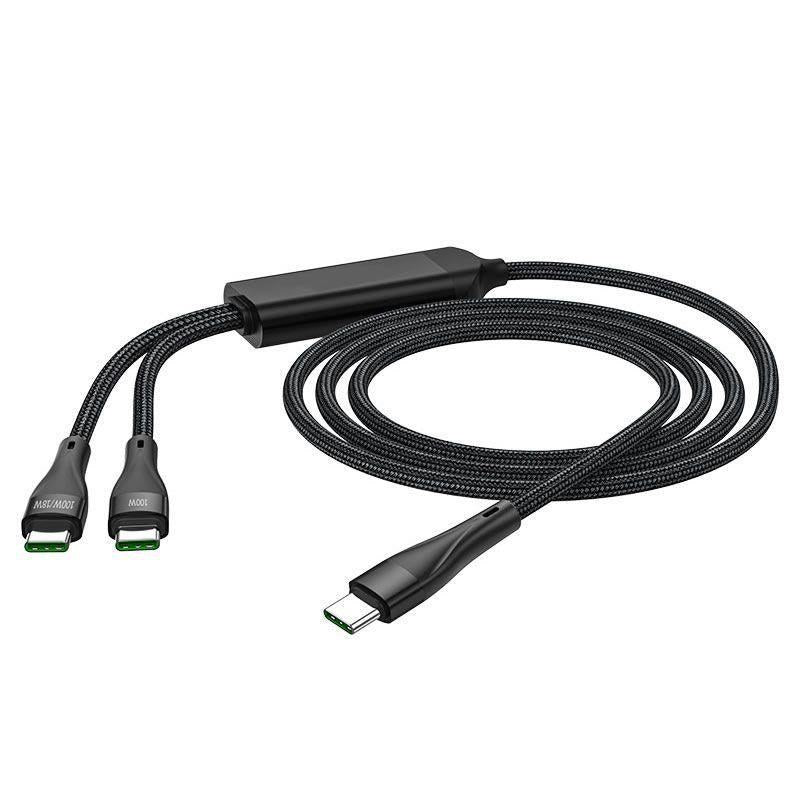 MOXOM Type-C to Type-C & Lightning Data Cable – MX-CB156