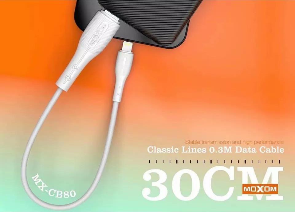 MOXOM Classic Lines 0.3M Data Cable – MX-CB80