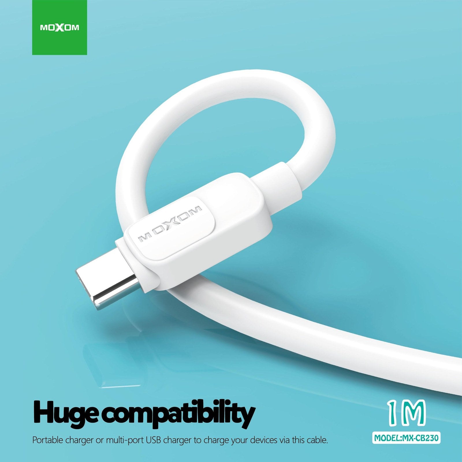 MOXOM 3A PVC Fast Data Cable – MX-CB230