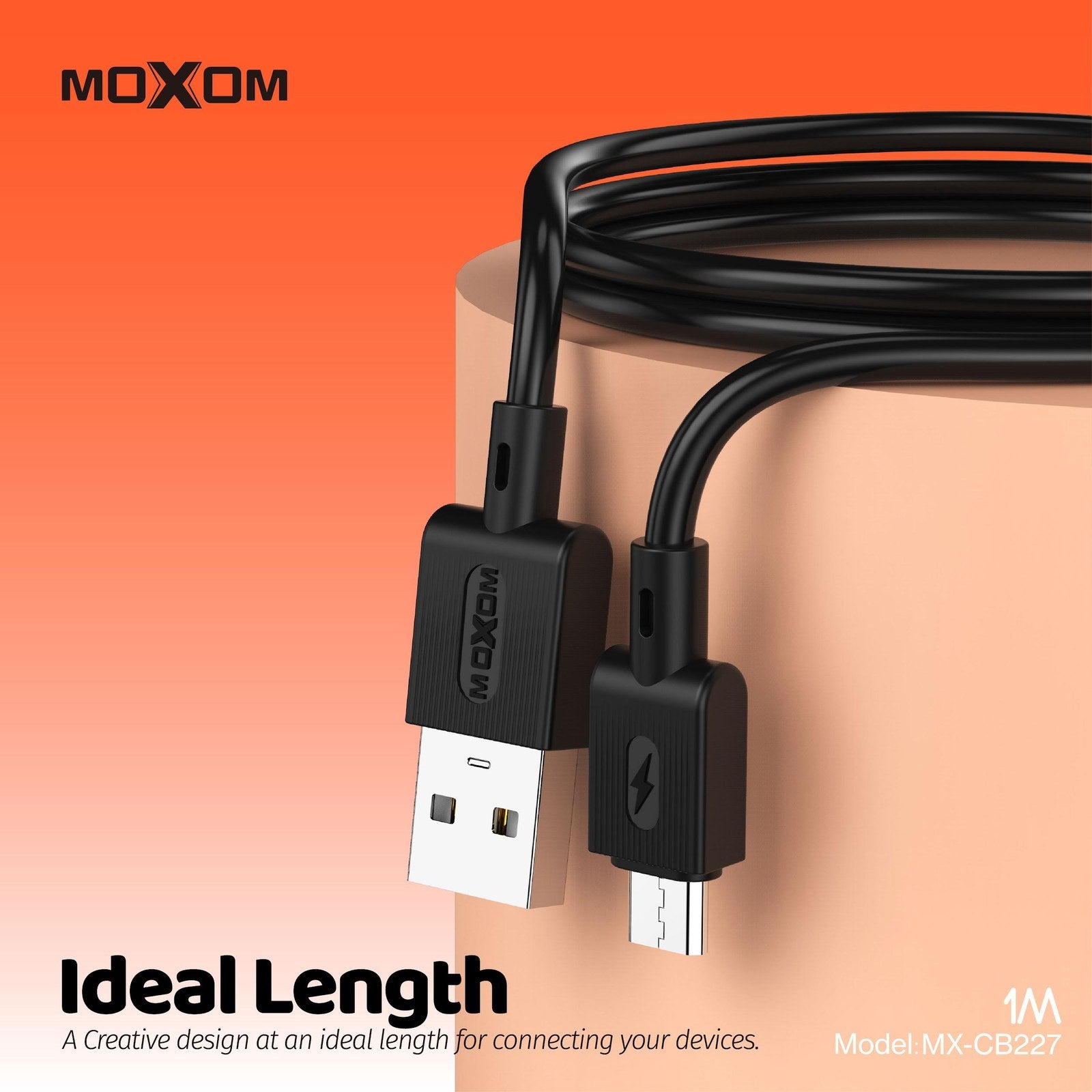 MOXOM 3A PVC Fast Data Cable – MX-CB227