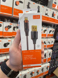 MOXOM 3A Transparent Data Cable USB to Lightning