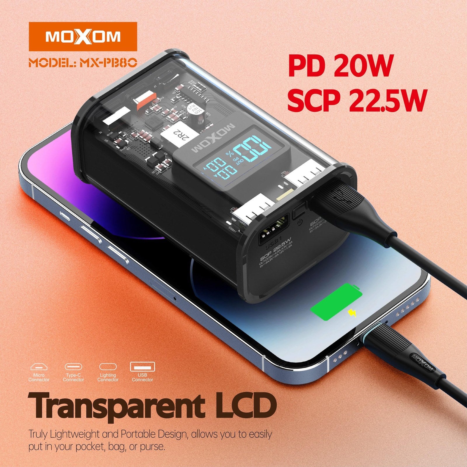 MOXOM 10.000 Mah – MX-PB80