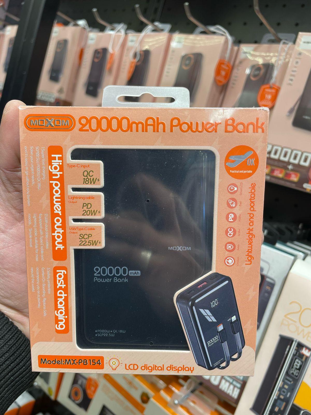MOXOM MOXOM 20000mAh Power Bank