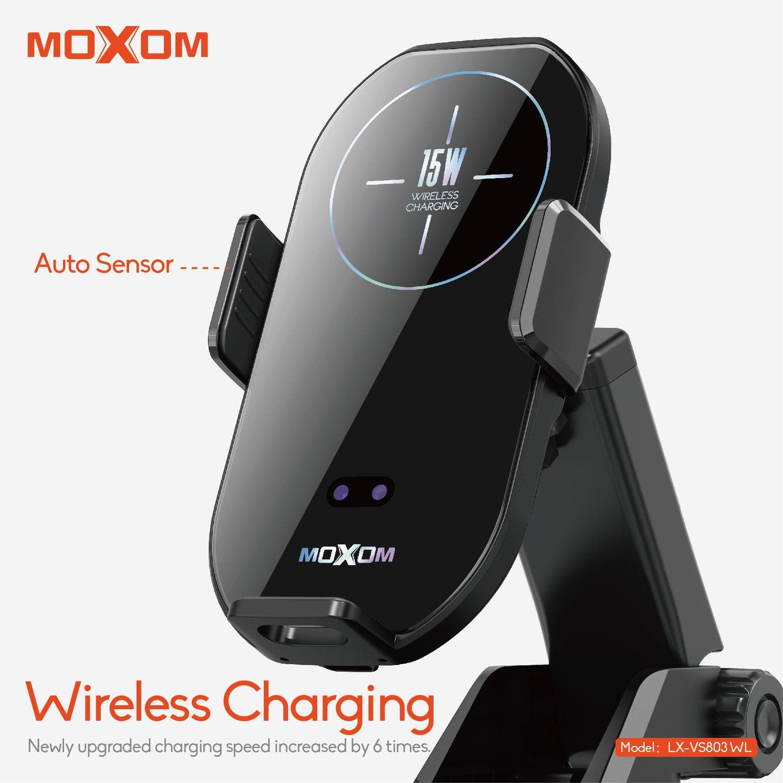 MOXOM Wireless Charging Smart Phone Holder – LX-VS803