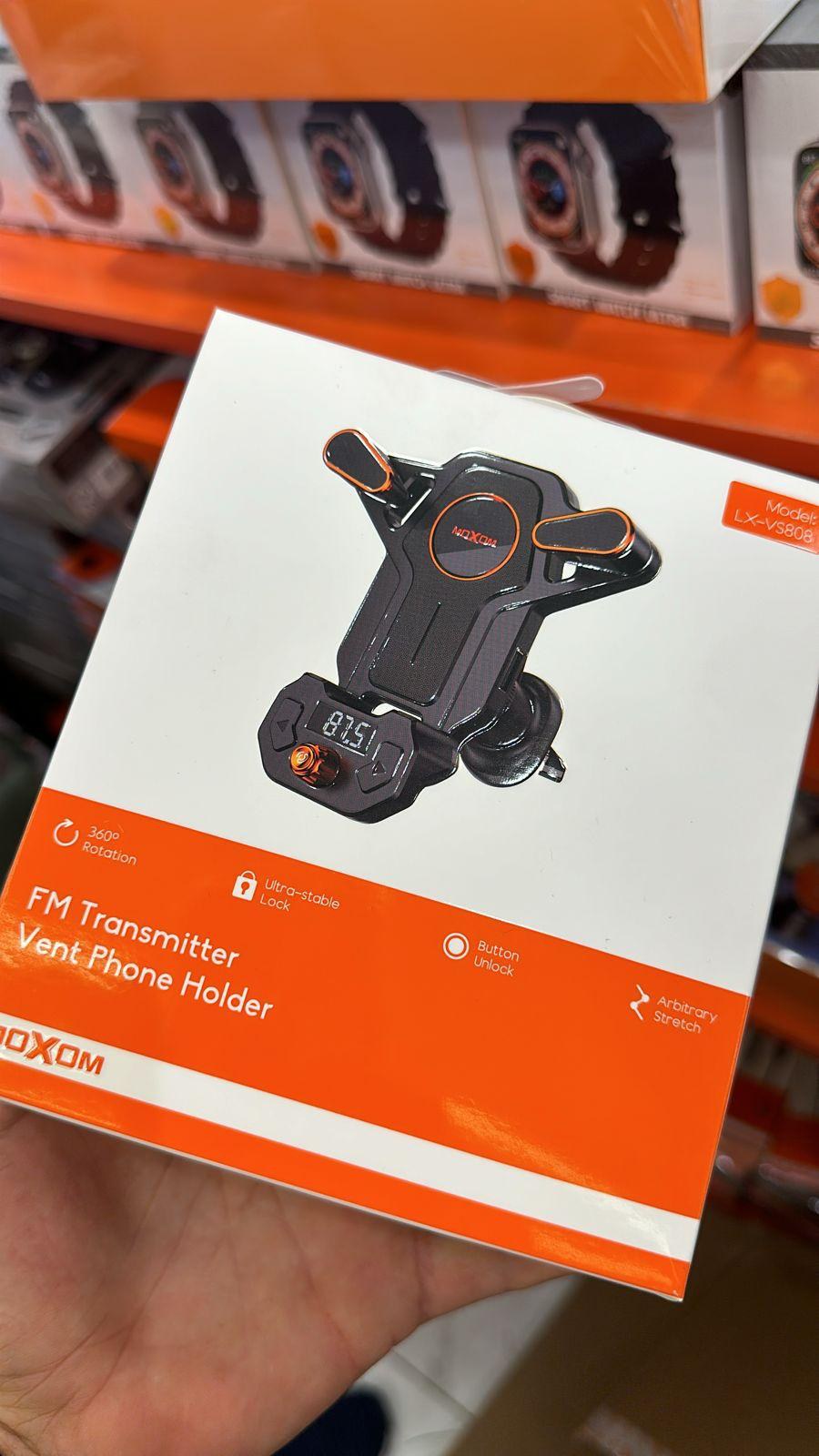 MOXOM FM Transmitter Vent Phone Holder – LX-VS808