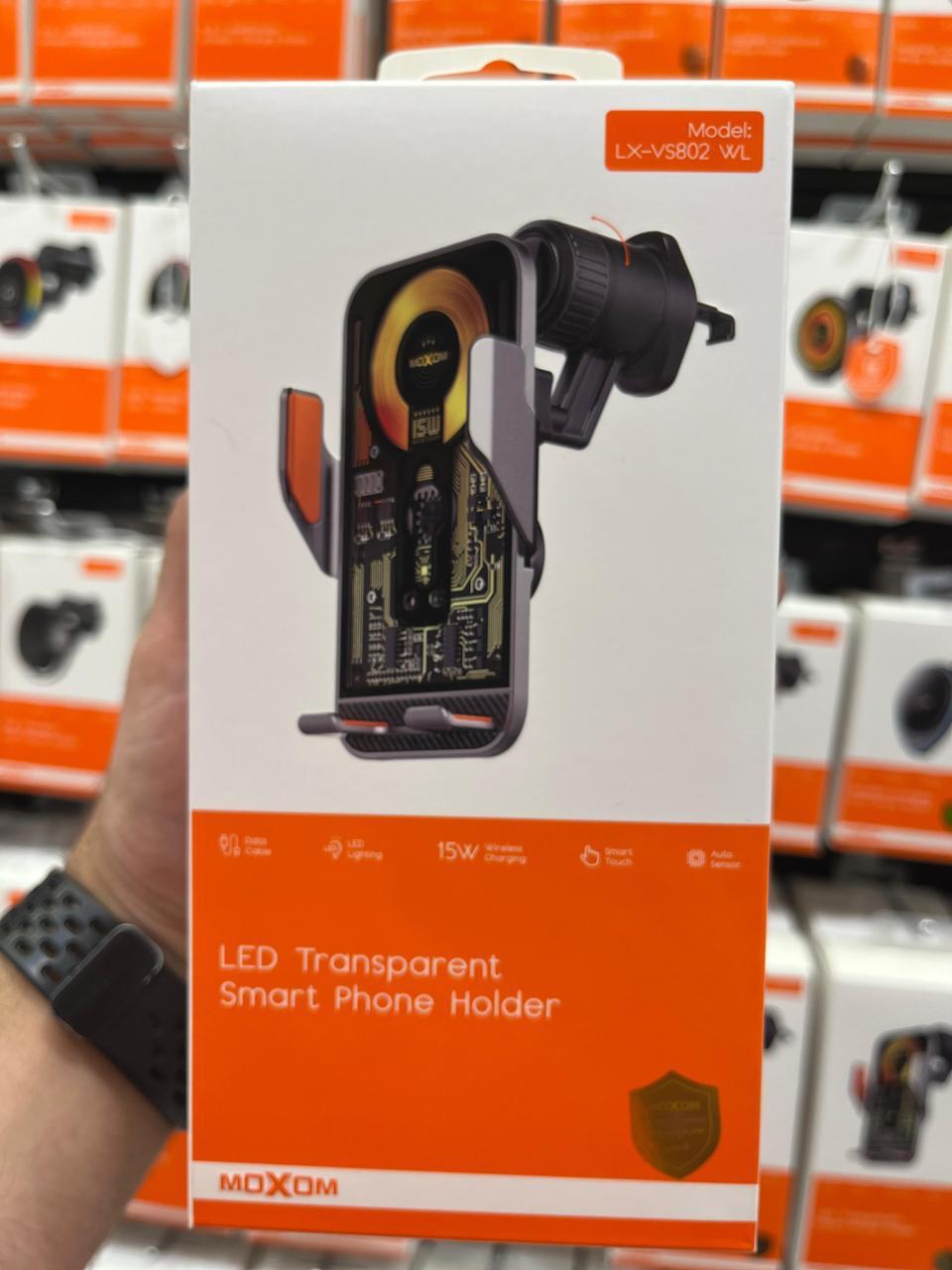 MOXOM LED Transparent Smart Phone Holder – LX-VS802