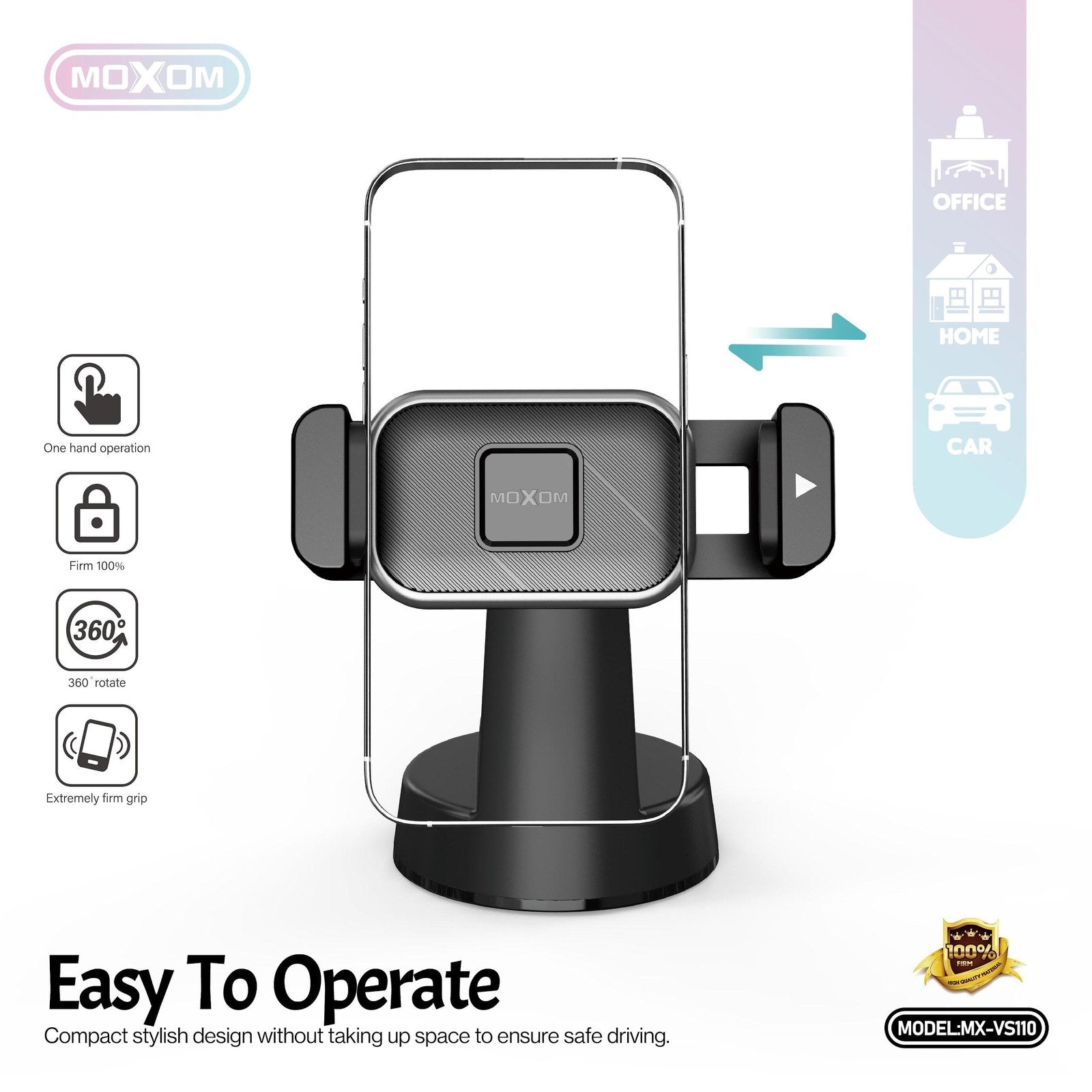 MOXOM Adjustable Mount Holder Phone Holder – MX-VS11