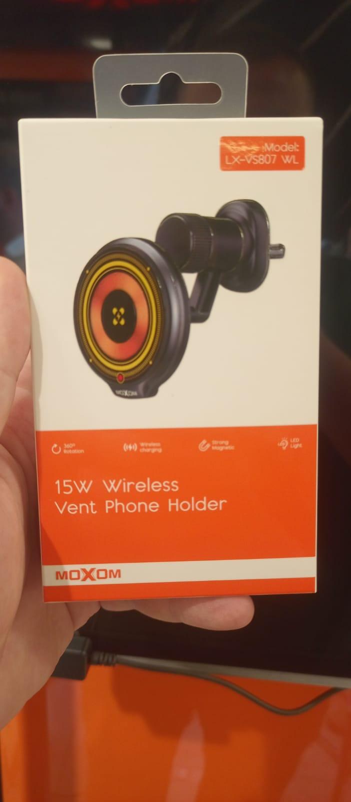 MOXOM 15W Wireless Vent Phone Holder – MX-VS807