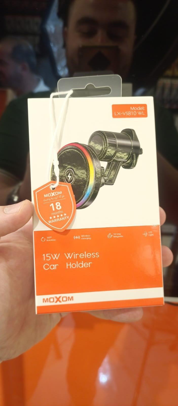 MOXOM 15W Wireless CarHolder – MX-VS810