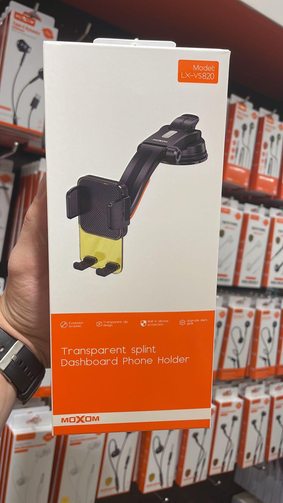 MOXOM Transparent splint Dashboard Phone Holder