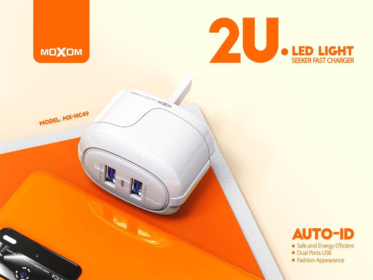 MOXOM Qc18W Fast Charger – MX-HC149