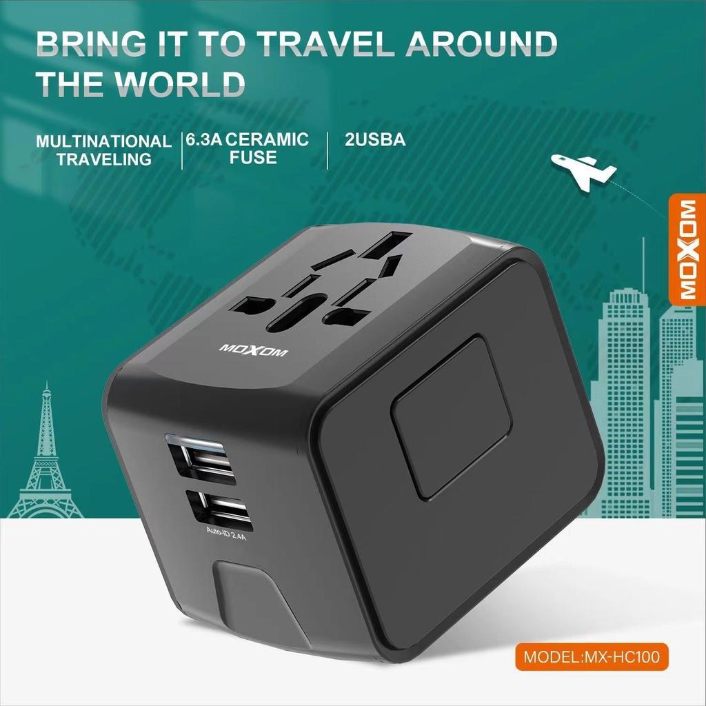 MOXOM Travel Adapter USB &Type-C Charger – MX-HC100