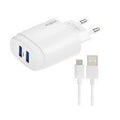 MOXOM Metropolis LED Dual USB Home Charger – MX-HC87