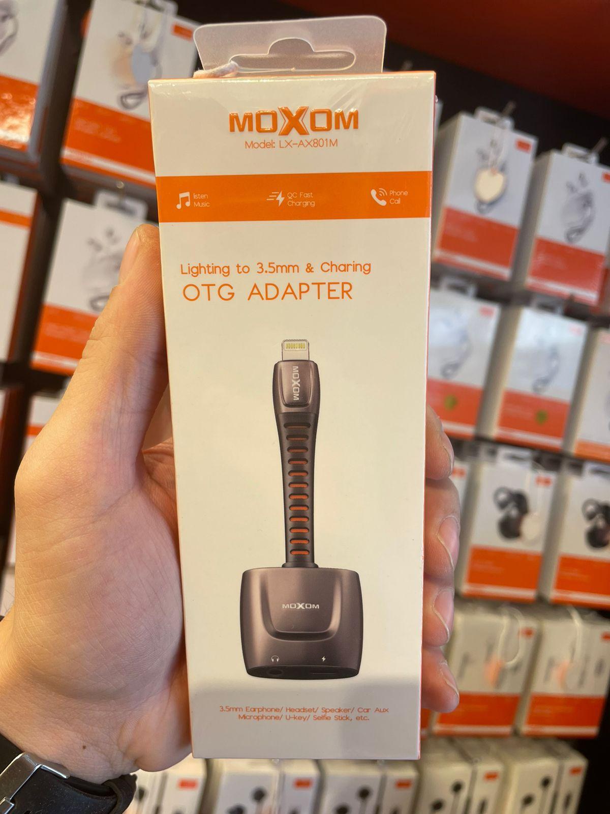 MOXOM OTG ADAPTER to Lightning & Charging – LX-AX801
