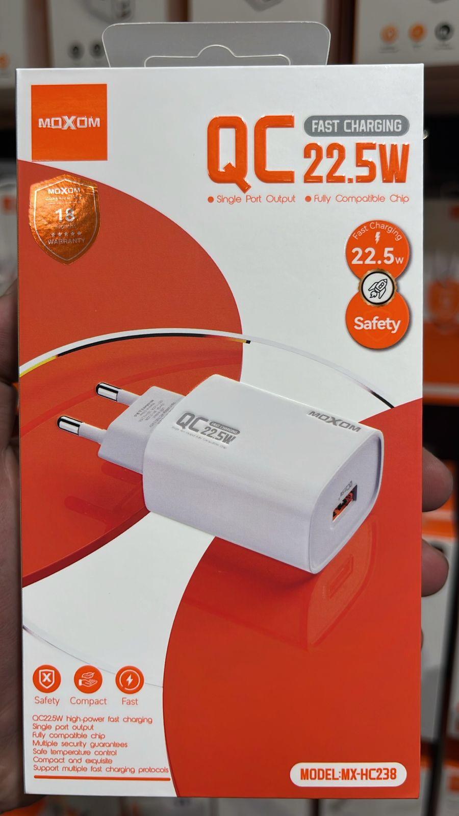 MOXOM QC Fast Charger 22.5W – MX-HC238