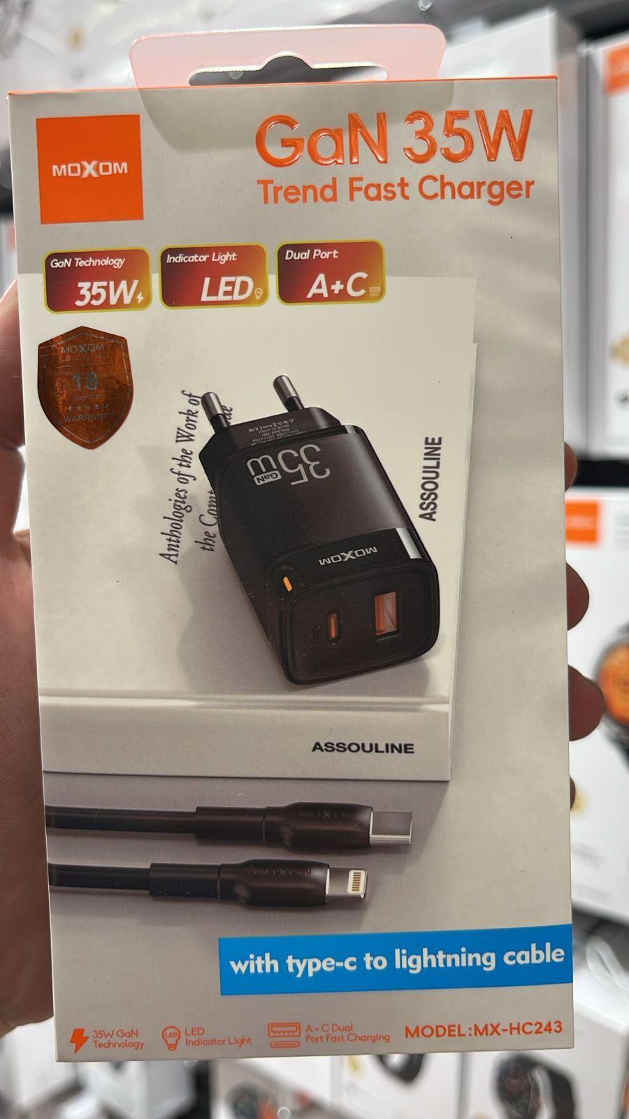 MOXOM MOXOM GaN 35W Trend Fast Charger – MX-HC243