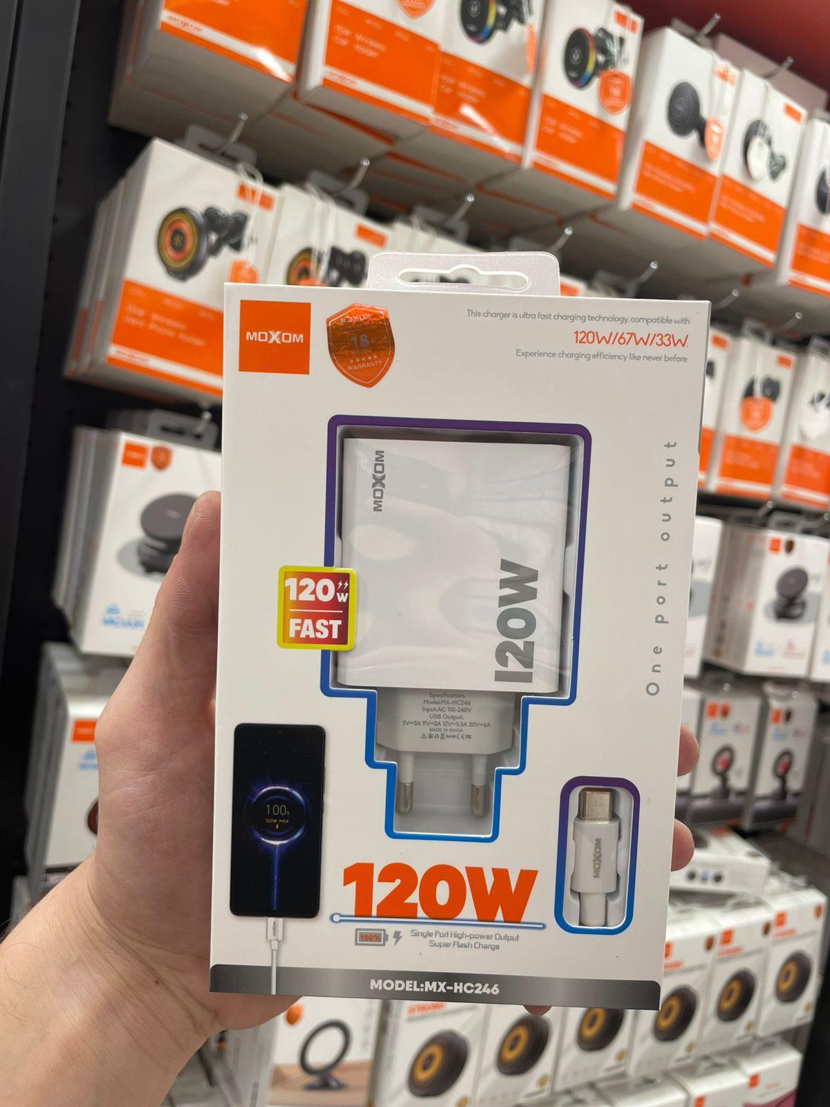 MOXOM MOXOM 120W Super Fast Charger – MX-HC246
