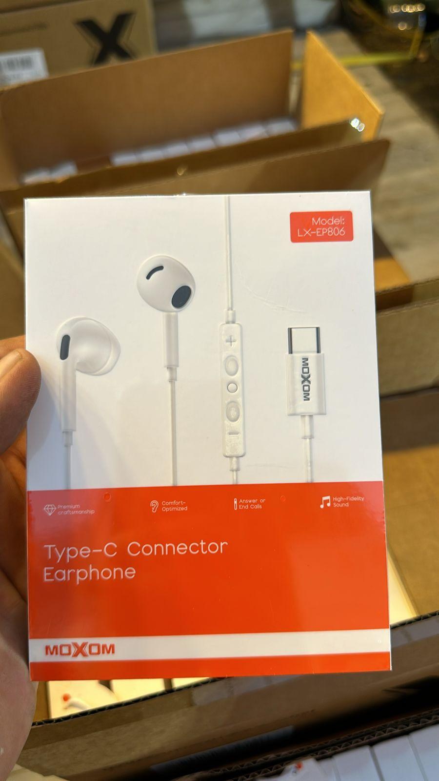 MOXOM Type-C Dynamic Earphone – LX-EP806