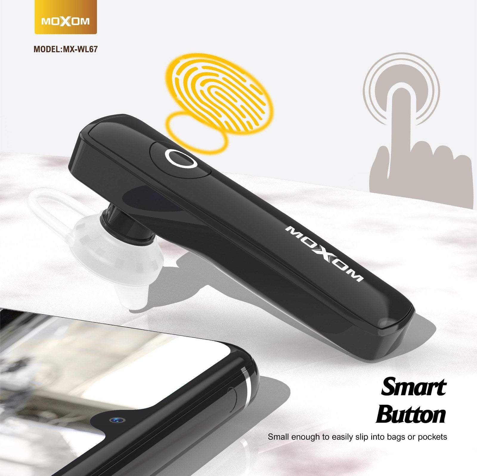 MOXOM Business Wireless Earbud – MX-WL67