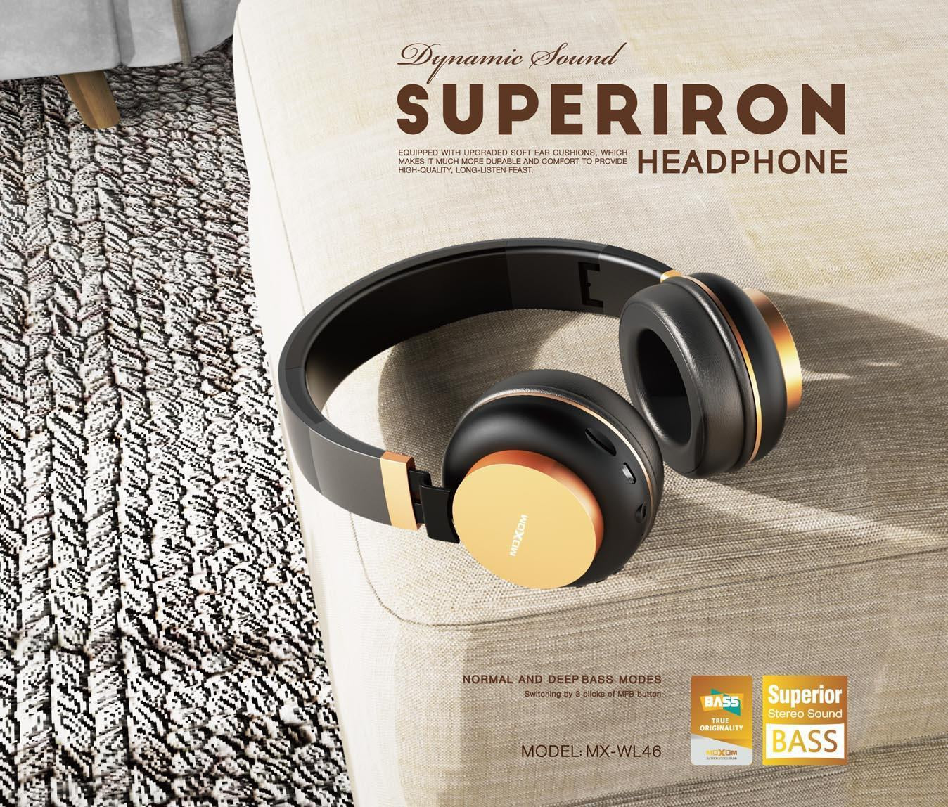 MOXOM SuperIron HEADPHONE – MX-WL46