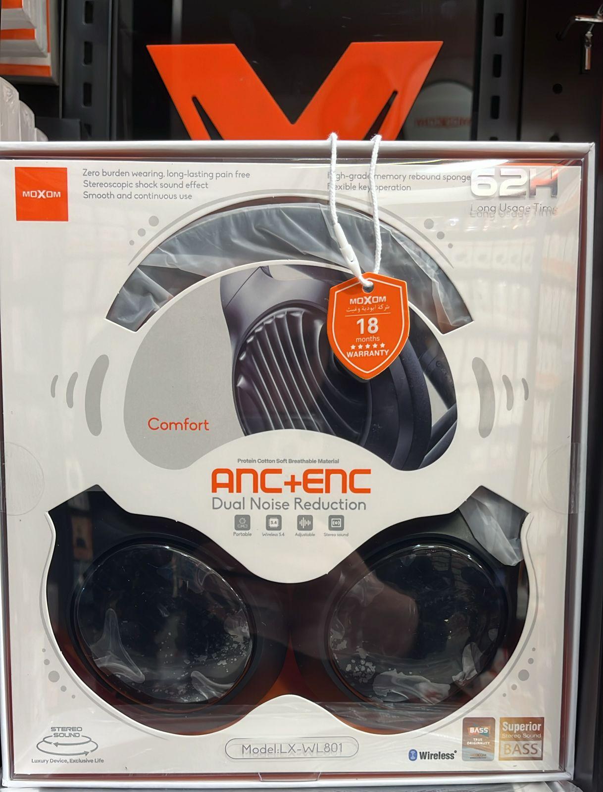 MOXOM MOXOM ANC+ENC Dual Reduction Headphones – LX-WL801