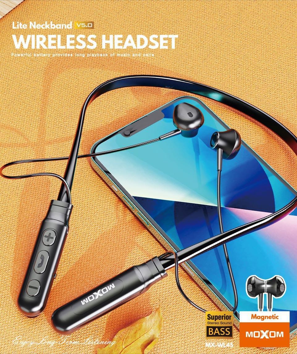 MOXOM Lite Neckband Wireless Headset – MX-WL45