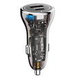MOXOM 65W PD+QC Transparent Car Charger – LX-VC805