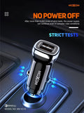 MOXOM HALO 36W Fast Dual Ports Car Charger – MX-VC15