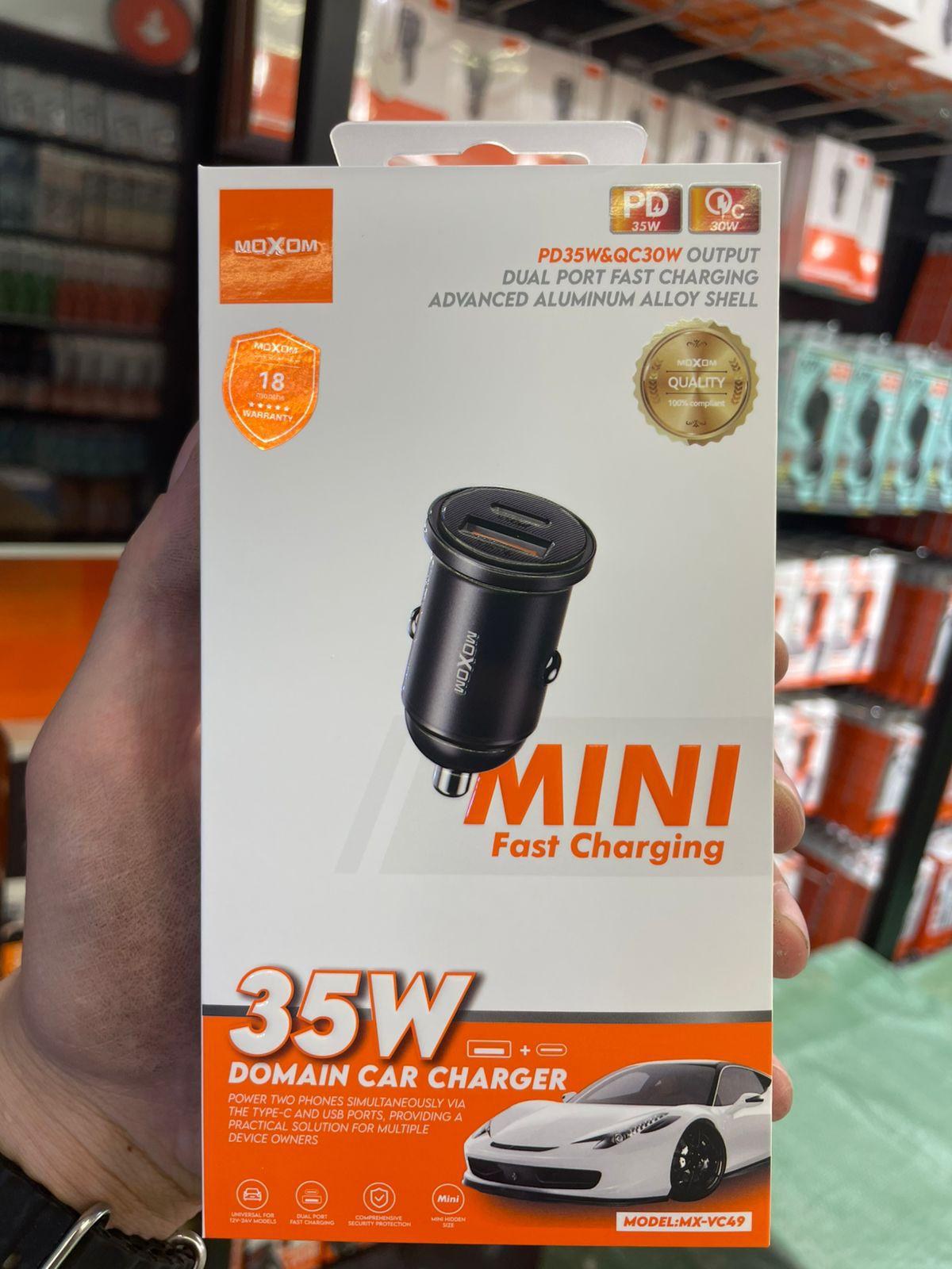 MOXOM 35W Mini Car Fast Charger – MX-VC49