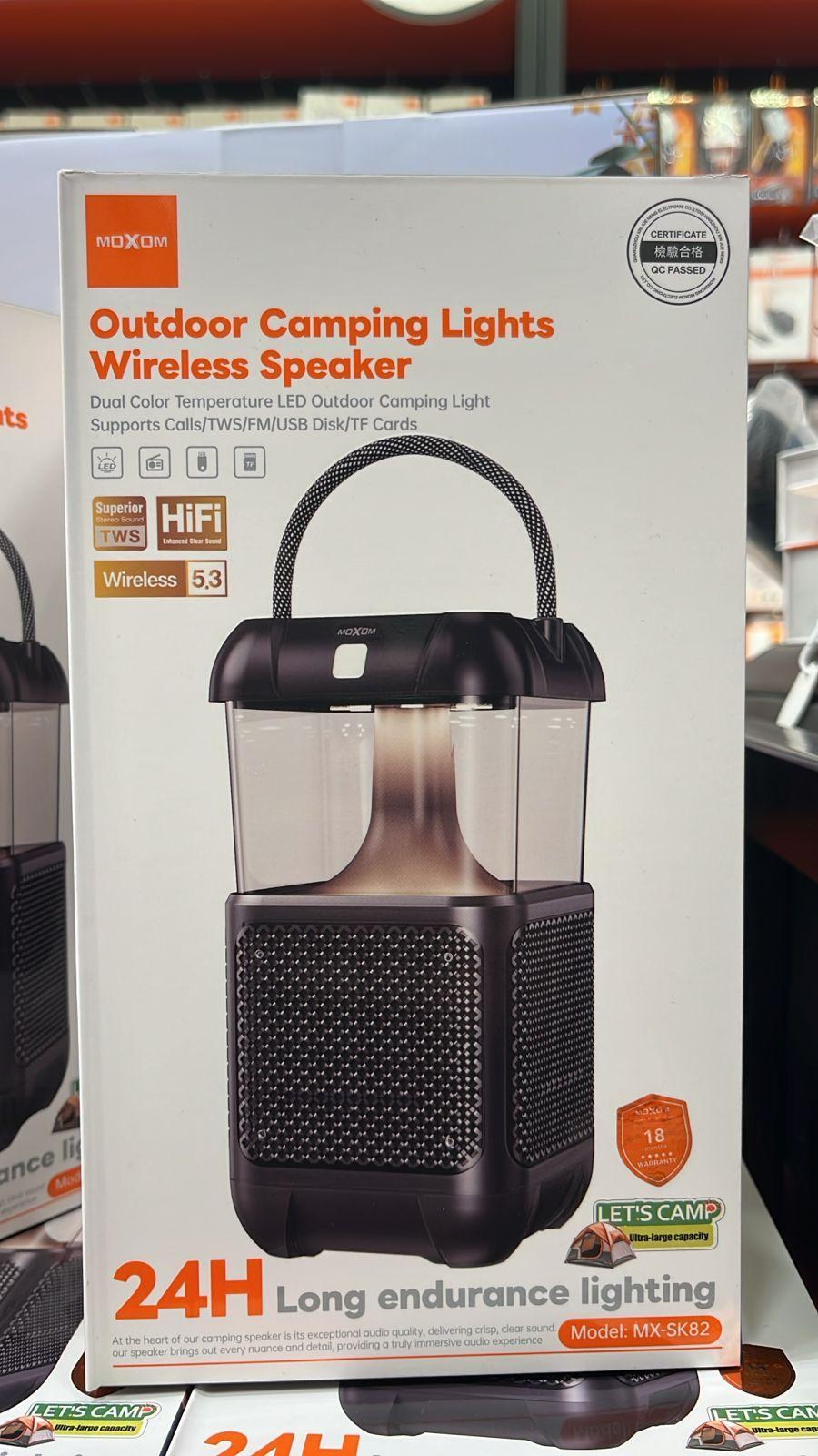 MOXOM Outdoor Camping Lights Wireless Speaker – MX-SK82