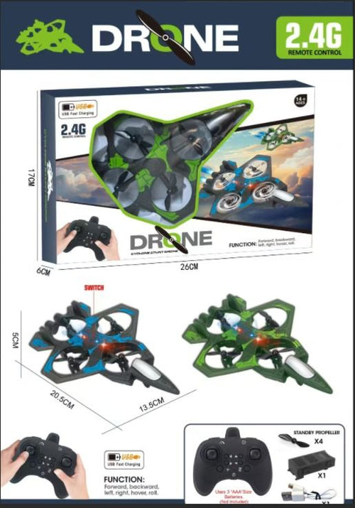 2.4G Remote Control Stunt Drone Jet