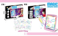 3D Magic Drawing Board Tablet with 6 Pattern Sheets