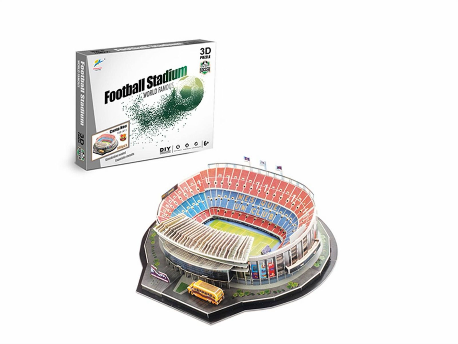 3D Puzzle Football Stadium, Camp Nou, 100 Pieces