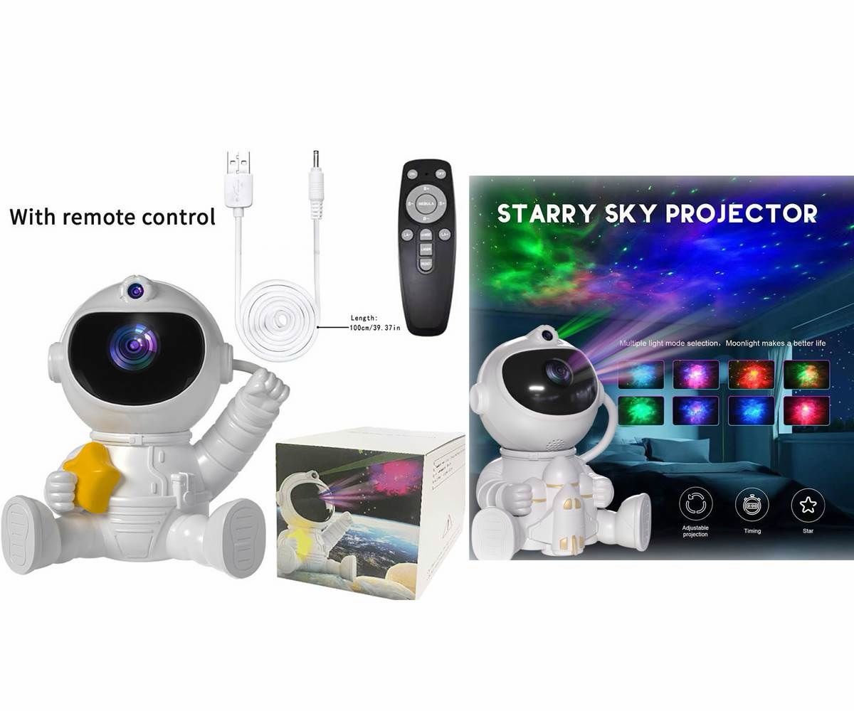 Astronaut Starry Sky Projector with Remote Control