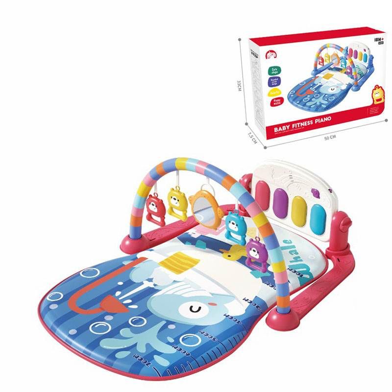 Baby Fitness Piano Play Mat with Whale Design