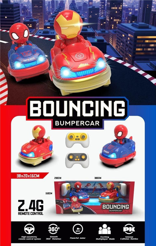 Bouncing Bumper Car 2.4G Remote Control Set, 2 Cars with 2 Remotes