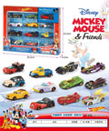 Character Car Die-Cast Collector Set, 12 Pack, Flat Tray Box