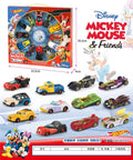 Character Car Die-Cast Gift Set with Clock Face, 12 Cars