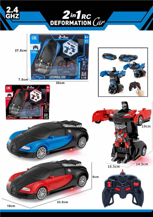 CXL 2 in 1 RC Deformation Car and Robot 1:18