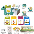 Dinosaur Talking Flash Card Reader, Arabic and English, 112 Cards