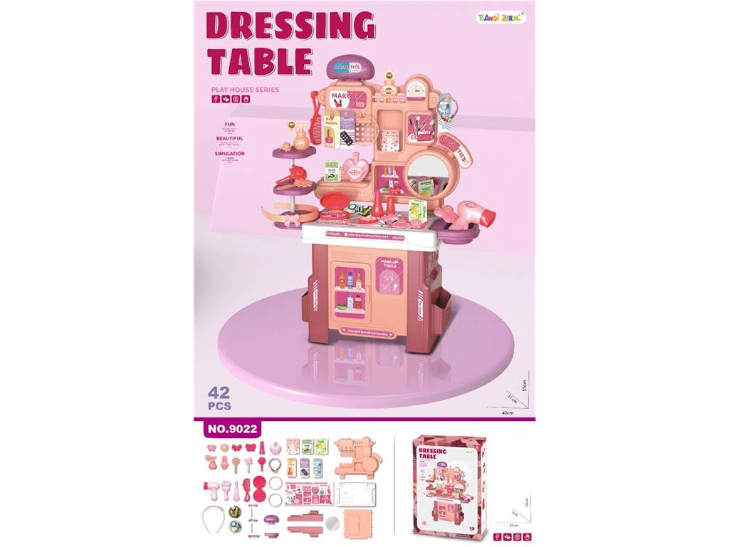 Dressing Table Play Set, 42 Pieces