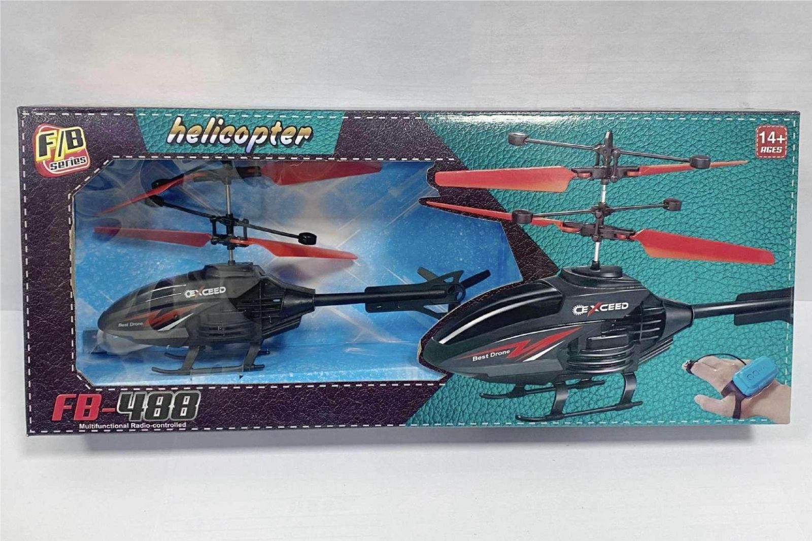 FB-488 Radio Controlled Helicopter with Wrist Worn Controller