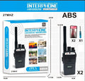FLYROSE Interphone Portable Walkie Talkie Pair, 27MHz