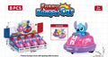 Funny Bumper Car Friction Toy with Ejecting Figure
