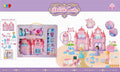 Funny Dream Castle 2 in 1 Princess Castle Playset with Lights and Music